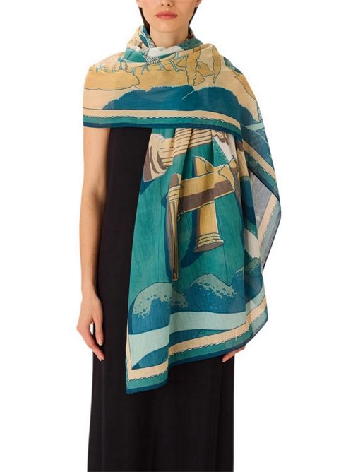  Inoui Editions | SCARF100-JARDINTURQUOISE